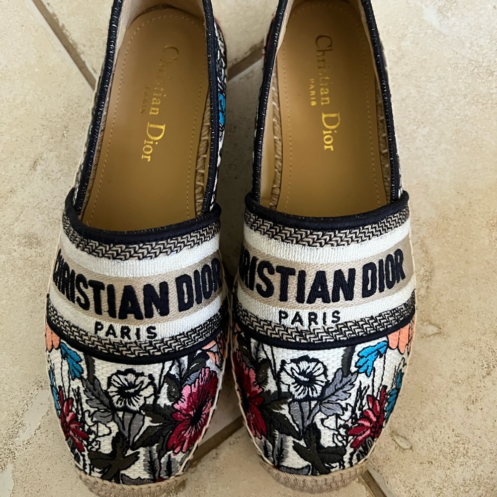 Dior espadrilles never worn size 36